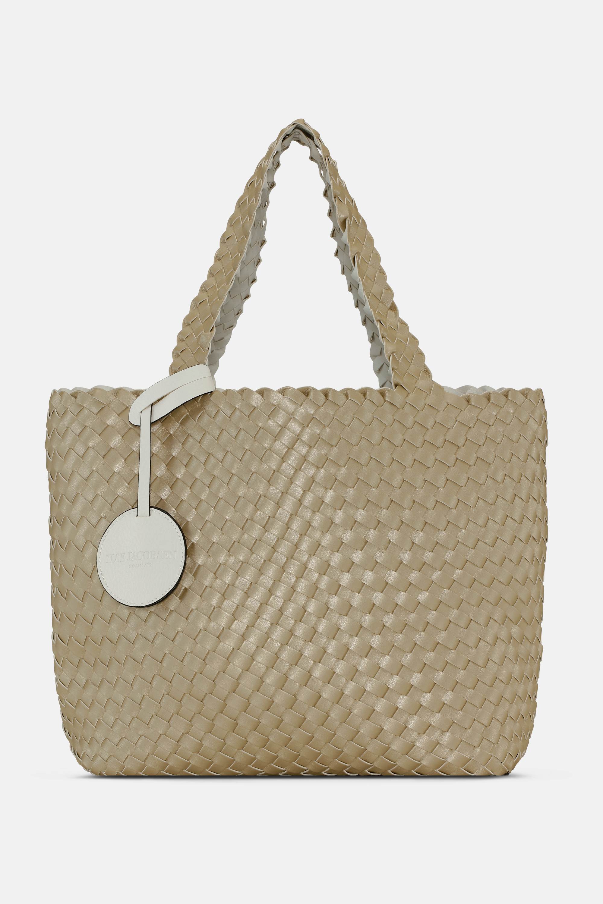 Tote Bag Geflochten - White Platin